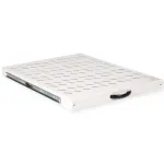 Rack lentyna ROLINE 19 colių 1U i&scaron;traukiama 550 T 25 kg pilka
