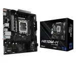 Micro ATX pagrindinė plok&scaron;tė ASRock H810M-H &mdash; Intel H810, LGA 1851 (Socket V1), 2x DIMM DDR5, iki 128 GB, M.2 ir SATA III