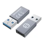 Lyties keitiklis GRAUGEAR G-AD-CTA-10G USB-A į USB-C sidabrinis
