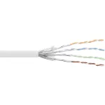 Laidas Patch InLine S/FTP PiMF Cat.6 AWG27 PVC CU 100 m, baltas