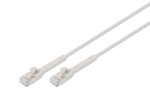 Digitus CAT 6A F-FTP lankstus jungiamasis kabelis 1 m pilkas