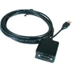 Exsys EX-1301-2 USB 1.1 į RS-232 nuoseklusis adapterio kabelis, 9 kontaktų, 1,8 m, juodas