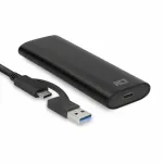 SSD korpusas ACT AC1615 USB-C M.2 NVMe PCIe 10 Gbit/s juodas