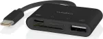 Nedis USB-C MicroSD kortelių skaitytuvas (CCGB64780BK01)