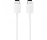 Samsung GP-TOU021RFC - USB-C laidas - 24 kontaktų USB-C (ki&scaron;tukas) į 24 kontaktų USB-C (ki&scaron;tukas) - 1,8 m - USB Power Delivery (3A, 25W) - Baltas (GP-TOU021RFCWW)