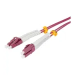 Synergy 21 LWL-2-Faser-Patchk. 7.5mtr.LC-LC 50/125um OM4 AD 2mm flexible Knickschutzt&uuml;lle - Multimode-Faser - 7,5 m