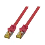 EFB-Elektronik RJ45 Patch Laidas Cat.6A S/FTP LSZH Cat.7 Raudonas 0,5m