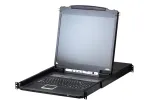 KVM jungiklis ATEN CL5708IM montavimui į stelažą, juodos spalvos, USB/PS/2 VGA