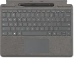 Microsoft Surface Pro klaviatūros dangtelis su Slim Pen 2 laikymu ir įkrovimu, Platinum