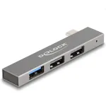 DeLOCK 3 prievadų plonas USB &scaron;akotuvas USB Type-C 10 Gbps 2 x USB 2.0