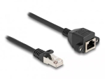 DeLOCK RJ50 ilginimo laidas ki&scaron;tukas-lizdas S/FTP 5 m juodas