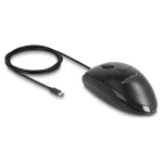 Pelė DeLOCK 12114 USB Type-C optinė ambidekstrinė