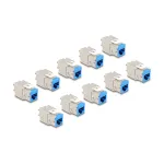 DeLOCK 88113 plok&scaron;čias RJ-45 keystone modulis mėlynas 10 vnt.
