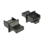 RJ-45 lizdo apsauginis dangtelis DeLOCK 64020, juodas, 10 vnt.