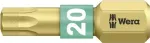 Torx antgalis Wera T20, 6,3 mm (1/4 colio) &scaron;e&scaron;iakampis, DIN 3126-C
