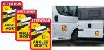 Įspėjamieji at&scaron;vaitai transporto priemonei IWH 097610 &ndash; 3 vnt. rinkinys