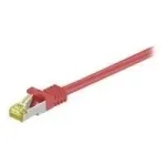 Wentronic Goobay Cat.7 Ki&scaron;tukinis laidas, S/FTP (PiMF), Raudonas, 30 m &ndash; LSZH halogenų neturintis, Varis, RJ45 ki&scaron;tukas (91679)