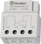 Finder Relė įmontavimui į paki&scaron;tinę dėžutę arba jungiklių dėžutę 13.31.8.230.4300 230 V/AC 1 normaliai atviras kontaktas 12 A 250 V/AC