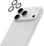 LAUT PRIME GLASS fotoaparato objektyvo apsauginis stikliukas, skirtas Apple iPhone 17 Pro / Pro Max, nuo kritimo ir įbrėžimų