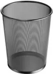 &Scaron;iuk&scaron;liadėžė HERLITZ Manhattan 18 L &ndash; juoda vielinė metalinė, apvali &scaron;iek tiek kūginė