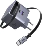 USB-C / USB-A greitas įkroviklis UGREEN 45W GaN 2 prievadai (65822)