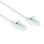 ACT White 7 m LSZH U/UTP CAT6 duomenų centro plonas pataisos kabelis su RJ45 jungtimis