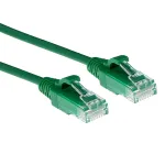 ACT Green 3 m LSZH U/UTP CAT6 plonas jungiamasis kabelis su apsaugotais RJ45 ki&scaron;tukais