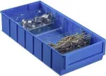 Dėžė saugojimui Allit 456550, 185&times;400&times;81 mm, mėlyna, plastikinė