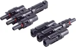 shiverpeaks &reg;-PV4 T-Adapter rinkinys, 3/1, IP68, 1,5kV, juodas (BS02-21013)