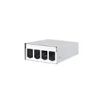 METZ CONNECT BTR E-DAT modul - Installationskasten Netzwerkoberfl&auml;che - Pure White, RAL 9010 - 4 Ports - f&uuml;r P/N: 1308990111-I (130861-0402-E)