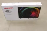 Televizorius Sharp 40HA1205E 40 colių (101 cm) Full HD, 1920&times;1080, HDMI, USB, DVB-T/T2/C/S/S2, juodas, pažeista pakuotė