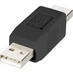 USB laidas Renkforce RF-4079673 A tipo į A tipą, juodas, modelis 29212C2A