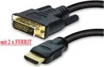 HDMI į DVI laidas ShiverPeaks 77485-RE, 5 m, auksuoti kontaktai