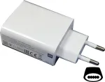 Xiaomi MDY-12-EW greitasis kelioninis įkroviklis su USB-C laidu, 55 W, baltas