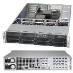 2HE Supermicro SuperChassis 2U CSE-825TQC-R1K03WB korpusas