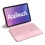 Inateck KB04122 Ace Touch klaviatūros dėklas iPad 11 / iPad Air 4/5, QWERTZ, rožinis