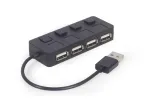 USB 2.0 4 prievadų &scaron;akotuvas Gembird UHB-U2P4-05