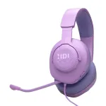 Laidinis žaidimų ausinių komplektas JBL Quantum 100M2 &mdash; uždengiančios ausines, 20&ndash;20000 Hz, 1,2 m kabelis, violetinė