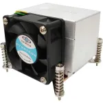 Inter-Tech Dynatron K-666 &ndash; procesoriaus oro au&scaron;intuvas (LGA1156, LGA1155) &ndash; aliuminis ir varis &ndash; 60 mm &ndash; 2U (88885122)
