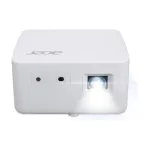 Acer PD1810ic DLP projektorius, UHD 4K (3840x2160), 1000 ANSI liumenų, RGB LED &scaron;viesos &scaron;altinis, baltas