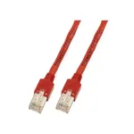 Tinklo kabelis EFB Elektronik RJ45 S/UTP Cat5e raudonas 5 m