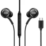 Ausinės Samsung AKG su mai&scaron;eliu, juodos