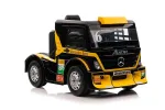LEAN CARS baterijomis varomas sunkvežimis Mercedes XMX622 geltoni LED žibintai