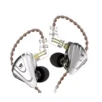 KZ ZSX NO MIC ausinės monitorinės &ndash; 6 hibridiniai tvarkyklės, 10 mm dinaminis + 5 BA, atjungiamas kabelis, 3,5 mm L formos ki&scaron;tukas, ne&scaron;iojamos per ausį, cinko lydinys ir derva