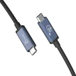 j5create USB4 40Gbps 240W USB Type-C kabelis (0,8 m, juodas)