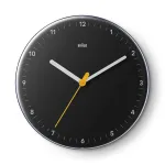 Braun BC 26 B Black Quartz Wall Clock (67682)