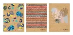 Herlitz Notebook A6 Squared 80 Sheets Kraft Paper Cover Brown