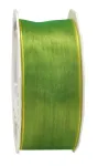C.E. PATTBERG Four Seasons Satin Matte Dovanų kaspinas Lime 40 mm x 25 m