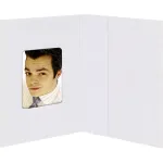 DAIBER Folders White Matt 38x58 mm - 100 vnt. pakuotė