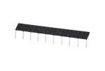 METZ CONNECT 850349-02 Disconnect Terminal Block - 1-Pole, Screw Connection, DIN Rail, Black, IP20